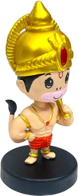 gtrp Hanuman God Action Figure Limited Edition Bobblehead for Car(Multicolor)