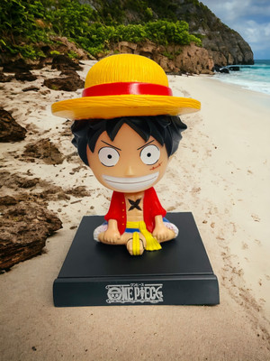 gtrp Super Hero Monkey D Luffy Action Figure Limited Edition One Piece Bobblehead 82(Multicolor)