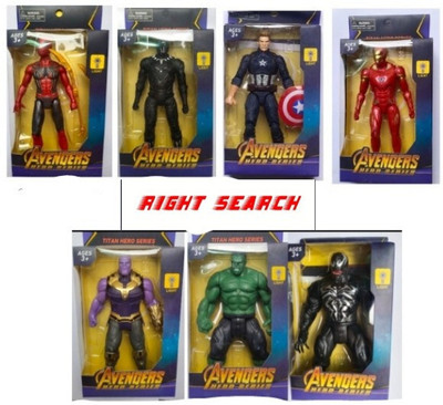 RIGHT SEARCH Combo Pack of 7 Super Hero Set(Multicolor)