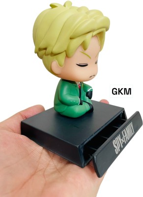 GKM Spy X Family Loid forger Action figure bobblehead for cars & office(Multicolor)