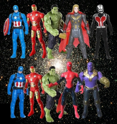 RIGHT SEARCH Combo Pack of 5 Avengers Set-01(Multicolor)