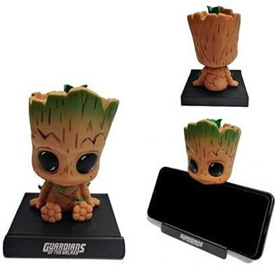 gtrp GROOT Bobblehead with Mobile Holder for Car(Multicolor)