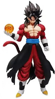 World Gift Mart Super Saiyan 4 Goku Action Figure | Dragon Ball GT Collectible Height 30 cm(Multicolor)