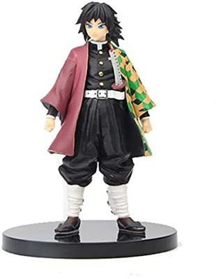 funfob Demon Slayer Giyu Tomioka Action Figure Height 16.2 cm Multicolor PVC (Checked)(Multicolor)