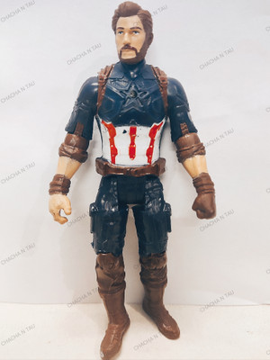 Avenger 6-Inch Iron Man Avengers Action Figure Toy Set Kids | Marvel Legends War Endgame Super Hero Series Figures Playset Toys Boys Girls with Weapon & LED Light(Multicolor)