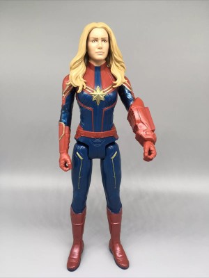 Ridhimani Avengers Union Legend Titan Hero Series 12-Inch Captain Marvel Action Figure Toy(Red)