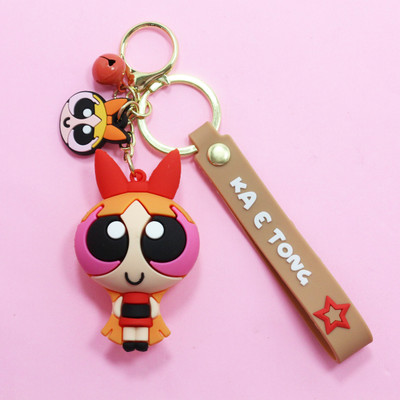 Wodec CUTE THE POWERPUFF GIRLS PREMIUM KEYCHAIN COLLECTION MIX(Multicolor)