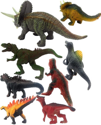 Kmc kidoz Mini Dinosaur Animal Play Set, Educational Decorations for kids(Multicolor)