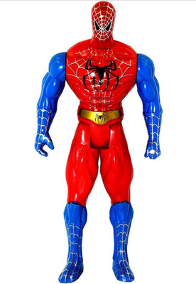BIZDOM Superman Action Figure Toy with Red LED Light (Pack of 1)(Red)