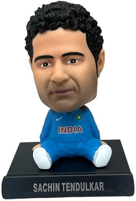 Augen Sachin Tendulkar Action Figure Limited Edition Bobblehead Car/Table (Pack of 1)(Multicolor)