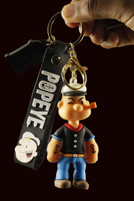 Wodec POPEYE LEGENDARY ACTION FIGURE KEYCHAIN-PREMIUM COLLECTION(Black)