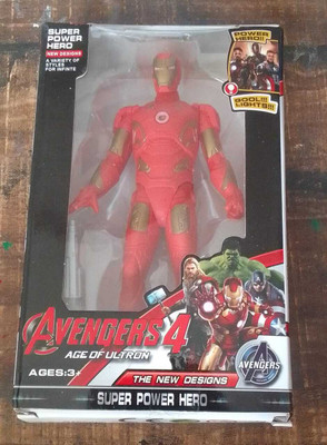 Manav Enterprises iron Man Avenger Super Heros Action Figyre toys for kids(Multicolor)