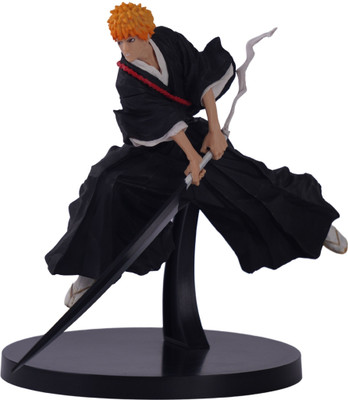 OFFO Bleach Anime Ichigo Kurosaki Action Figure - C For Home Decors and Study Table(Multicolor)