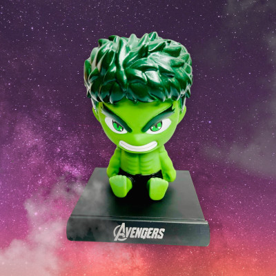 gtrp Super Hero Hulk Action Figure Limited Edition Bobblehead with Mobile Holder 11(Multicolor)