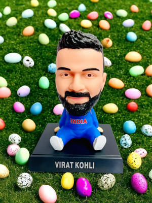 gtrp Super Hero Virat Kohli Action Figure Limited Edition Bobblehead 05(Multicolor)