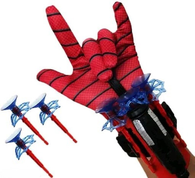 Pluspicks Spider web shooter Launcher Wrist Toys, Plastic Web Shooter for Spider-Man(Multicolor)