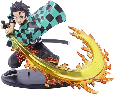 VERILUXE Demon Slayer Tanjiro Action Figure(Multicolor)