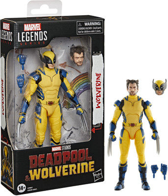 MARVEL Legends Series Wolverine, Deadpool Wolverine Collectible 6' Action Figure(Multicolor)