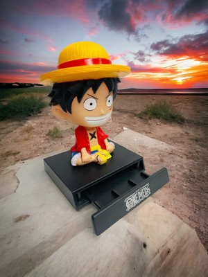 gtrp Super Hero Monkey D Luffy Action Figure Limited Edition One Piece Bobblehead 01(Multicolor)