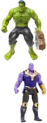 Abdul Avenger Superheroes Hulk & Thanos Combo Pack, Action Figure Toys(Multicolor)