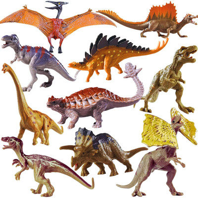 Mallexo 2PCS Realistic Dinosaur Toys for Kids | Prehistoric T-Rex Dinosaurs Animal Toy(Multicolor)