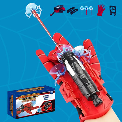 KIDZ PLAY ZONE Spider Web Shooters Toys for birthday gift for kind. (Red)(Red)