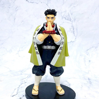 Pinaka Demon Slayer Gyomei Himejima Action Figure The Stone Hashira Figurine Stand(Multicolor)