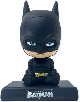 RVM Toys Batman Bobble Head with Mobile Holder Action Figure Toys Collectible Bobblehead(Multicolor)