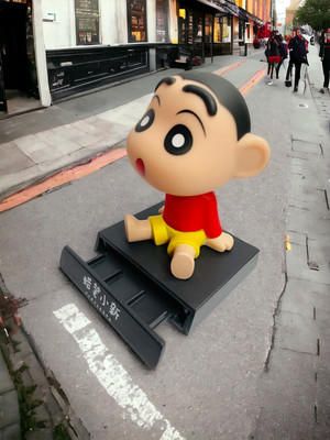 gtrp Super Hero Shinchan Action Figure Limited Edition Bobblehead 18(Multicolor)