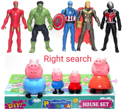 RIGHT SEARCH COMBO PACK OF SUPER HEROS FOR KIDS(Multicolor)