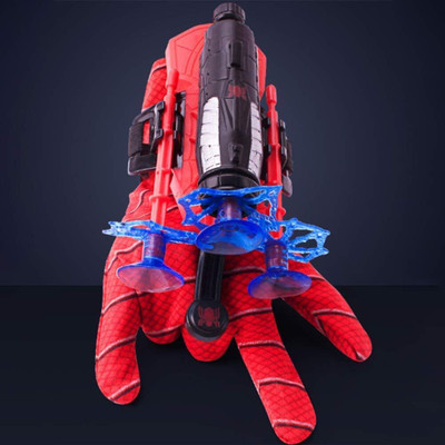 GKzon Spider Web Shooters for Kids Hero Launcher Wrist Toy Set, Web Shooting Action(Multicolor, Red)