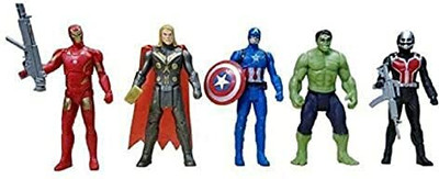 NV12 COLLECTIONS Avenger Toy Set for Kids Super Hero Action Figure Toy Set for Boys(Multicolor)