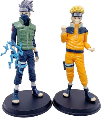 Augen Naruto 2 B Action Figure Limited Edition for Table (17cm) (Pack of 2)(Multicolor)
