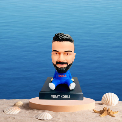 gtrp Super Hero Virat Kohli Action Figure Limited Edition Bobblehead 15(Multicolor)