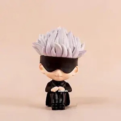 Boenjoy Anime Jujutsu Kaisen Gojo Action Figure Toys forOffice Desk and Study Table(Multicolor)