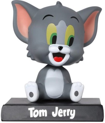 Lil Tara Chibby Tom bobblehead for dashboard and study room(Grey)