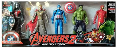 RIGHT SEARCH Super Hero Toy Set-041(Multicolor)