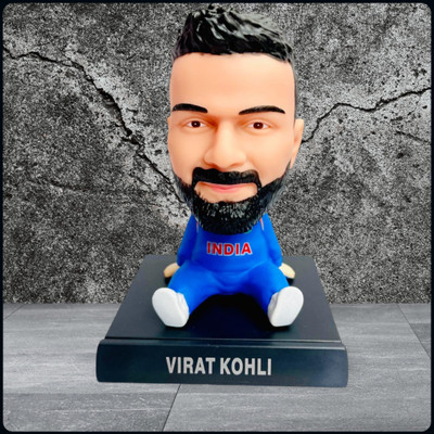 gtrp Figure-Super Hero Virat Kohli Limited Edition Bobblehead 11(Multicolor)