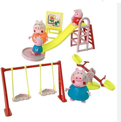 KinderTales Peppa Pig Playground Set with Peppa(IND*906342) Pig Family – Sellet