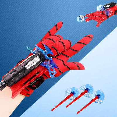 KIDZ PLAY ZONE Spider Man Web Shooter Launcher Toy, Heroic Web Shooting Action Toys for Kids(Red)