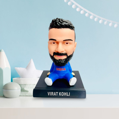 gtrp Super Hero Virat Kohli Action Figure Limited Edition Bobblehead 25(Multicolor)