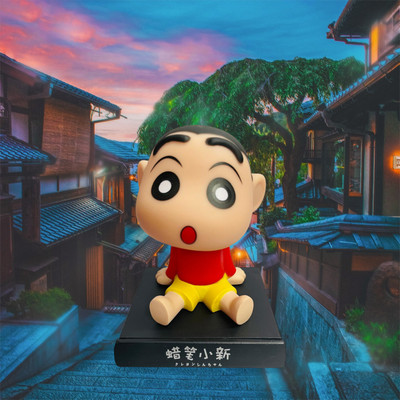 gtrp Super Hero Shinchan Action Figure Limited Edition Bobblehead 49(Multicolor)