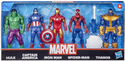 MARVEL Action Figure 5-Pack, 6-Inch Figures(Multicolor)