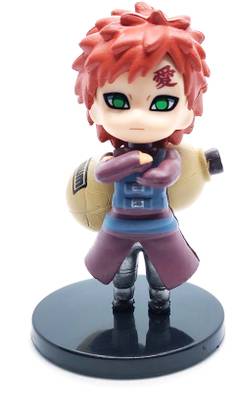 Masi Traders Naruto Anime Gaara cute Action Figure with Stand - 6.5cm