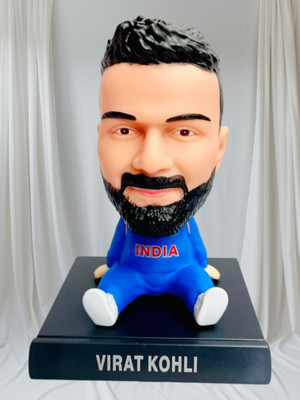 gtrp Super Hero Virat Kohli Action Figure Limited Edition Bobblehead 23(Multicolor)