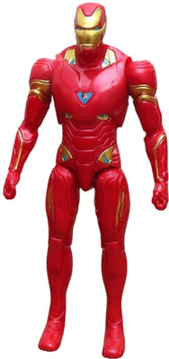 HANAL Iron Man Action Toy Figure for Kids with Light(Red)