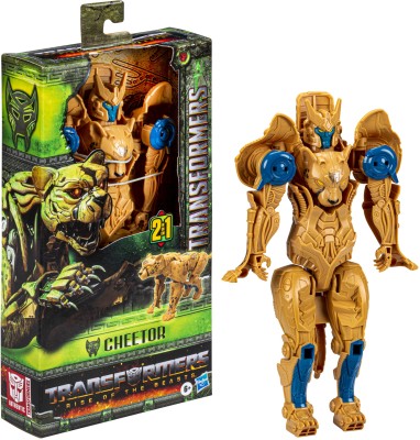 TRANSFORMERS Rise of the Beasts Movie,Titan Changer Cheetor Converting Figure for Kids(Multicolor)