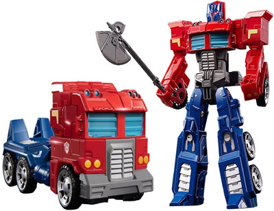 Delite Mecha Machines Transformation Prime Truck Robot Aliens Movie Action Toy Figure(Multicolor)