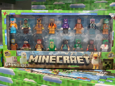 kiddocrate Minecraft Mini Action Figure Set for Kids(Multicolor)