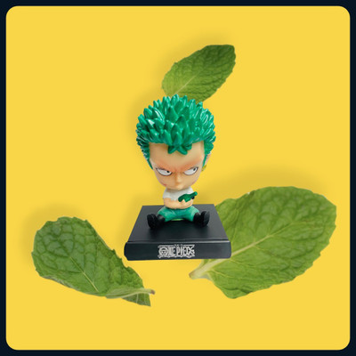 gtrp ACTIONFIGURE-Roronoa Zoro Anime Bobblehead Toy | Bobble Head 101(Multicolor)